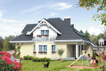  Projekt domu Modrzew 2 (BSA1157) - projekt domu parterowego z poddaszem - Zdjęcie 2