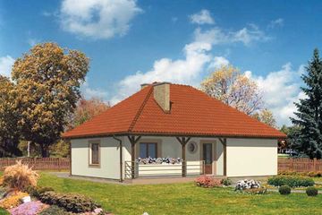  Projekt domu WB-3997 (KRA3514) - projekt domu parterowego - Zdjęcie 2