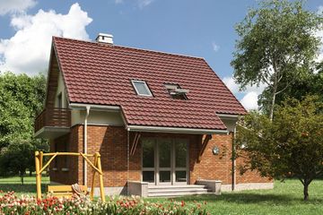  Projekt domu Smyk-2 (629) (KRD2267) - projekt domu parterowego z poddaszem - Zdjęcie 2