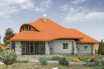  Projekt domu Alfa (BSA1187) - projekt domu parterowego z poddaszem - Zdjęcie 2