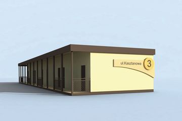  Projekt domu opieki BSC3 budynek socjalny (SLN1401) - projekt domu parterowego - Zdjęcie 2