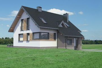  Projekt domu Amelia (KRD1884) - projekt domu parterowego z poddaszem - Zdjęcie 2