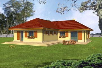  Projekt domu Miranda (WRY1029) - projekt domu parterowego - Zdjęcie 2