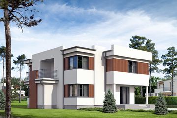  Projekt domu Luna (BSA1303) - projekt domu z pełnym piętrem - Zdjęcie 2