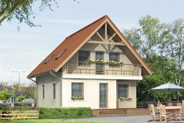  Projekt domu Oliwka (BSA1307) - projekt domu parterowego z poddaszem - Zdjęcie 2