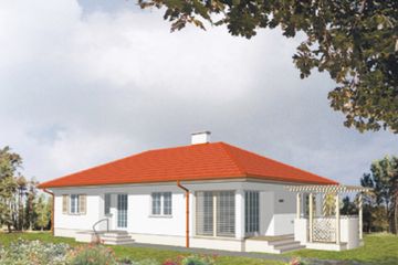  Projekt domu Pionier (KSA1236) - projekt domu parterowego - Zdjęcie 2