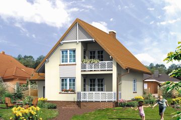  Projekt domu Sopran 2 (BSA1044) - projekt domu parterowego z poddaszem - Zdjęcie 2