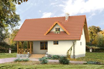  Projekt domu Takt 2 (BSA1046) - projekt domu parterowego z poddaszem - Zdjęcie 2