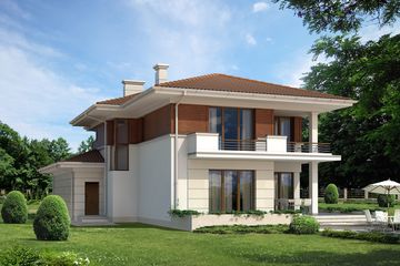  Projekt domu Aplauz 2 (BSA1589) - projekt domu z pełnym piętrem - Zdjęcie 2