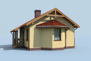  Projekt domu letniskowego Limone dom letniskowy (SLN1456) - projekt domu letniskowego parterowego - Zdjęcie 2