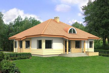  Projekt domu Hobbit III 2G (BSB1025) - projekt domu parterowego - Zdjęcie 2