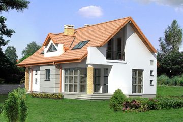  Projekt domu Elf 2G (BSB1026) - projekt domu parterowego z poddaszem - Zdjęcie 2