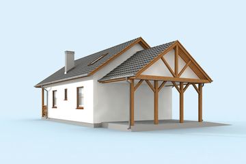  Projekt domu Montevideo (SLN1749) - projekt domu parterowego - Zdjęcie 2