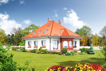  Projekt domu Zarzecze średnie (KRP1238) - projekt domu parterowego z poddaszem - Zdjęcie 2