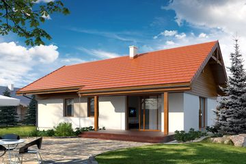  Projekt domu Bilbo 2 (BSE1031) - projekt domu parterowego - Zdjęcie 2