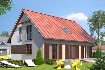  Projekt domu Jesion NF40 (BSA1933) - projekt domu parterowego z poddaszem - Zdjęcie 2