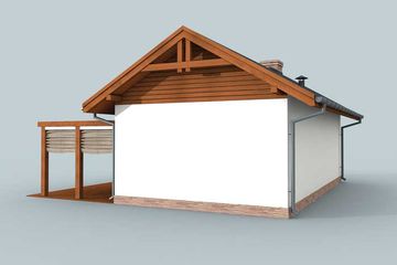  Projekt domu letniskowego Belo Horizonte dom letniskowy (SLN1771) - projekt domu letniskowego parterowego - Zdjęcie 2