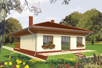  Projekt domu Lima (WRC2410) - projekt domu parterowego - Zdjęcie 2