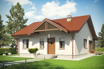  Projekt domu Elmo IV energo (WRC2417) - projekt domu parterowego - Zdjęcie 2