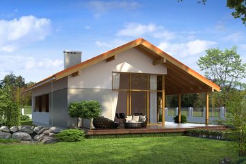  Projekt domu Heban NF40 (BSA1969) - projekt domu parterowego - Zdjęcie 2