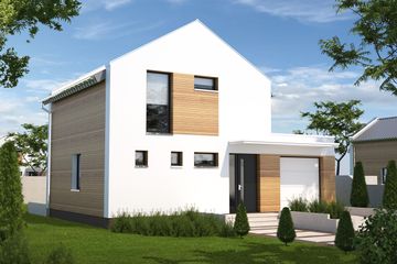  Projekt domu Rugby DCP290 (WOB1506) - projekt domu z pełnym piętrem - Zdjęcie 2