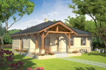  Projekt domu Apollo G1 (WRC1856) - projekt domu parterowego - Zdjęcie 2