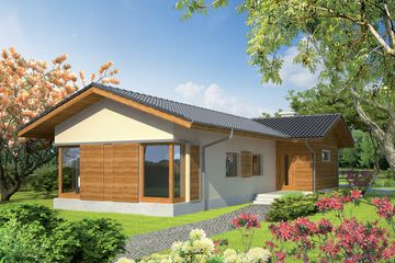  Projekt domu Bil (WRC1857) - projekt domu parterowego - Zdjęcie 2