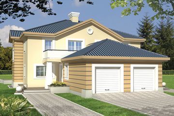  Projekt domu Willa Klaudia A - segment (WRD1491) - projekt domu parterowego z poddaszem - Zdjęcie 2