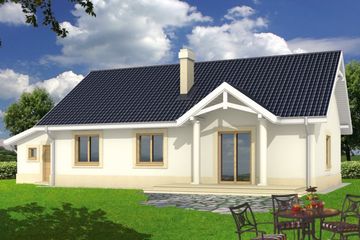  Projekt domu Alex E (WRD1498) - projekt domu parterowego z poddaszem - Zdjęcie 2