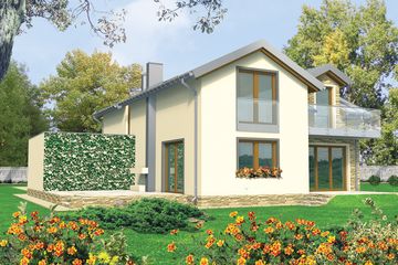  Projekt domu Kira G1 (WRC1769) - projekt domu parterowego z poddaszem - Zdjęcie 2