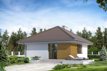  Projekt domu Imbir (BSA1700) - projekt domu parterowego - Zdjęcie 2