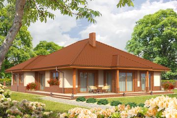  Projekt domu Mariusz G2 (WRC1783) - projekt domu parterowego - Zdjęcie 2