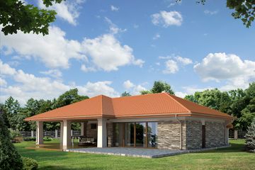  Projekt sauny Sauna (BSA1706) - projekt sauny parterowego - Zdjęcie 2