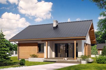  Projekt domu Sepia (BSA1710) - projekt domu parterowego - Zdjęcie 2