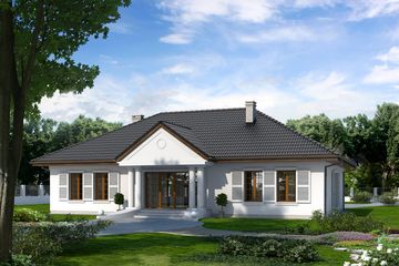  Projekt domu Tercja 6 (BSA1713) - projekt domu parterowego - Zdjęcie 2