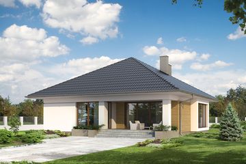  Projekt domu Perła (BSA1692) - projekt domu parterowego - Zdjęcie 2