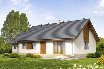  Projekt domu Bianco G1 (WOF1043) - projekt domu parterowego - Zdjęcie 2