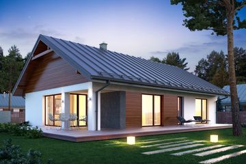  Projekt domu Endo (BSE1038) - projekt domu parterowego - Zdjęcie 2