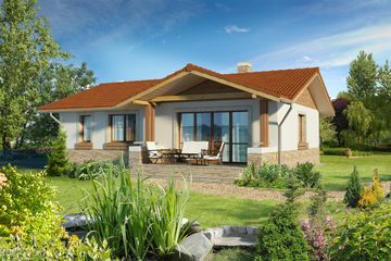  Projekt domu Asti LMB90 (WRB1501) - projekt domu parterowego - Zdjęcie 2