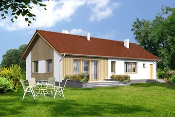  Projekt domu Vis II LMB91a (WRB1503) - projekt domu parterowego - Zdjęcie 2