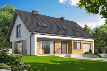  Projekt domu Liv 5 G1 (WRC2018) - projekt domu parterowego z poddaszem - Zdjęcie 2