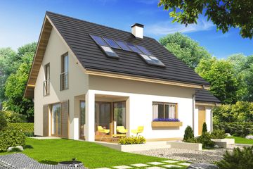  Projekt domu Liv 4 G1 (WRC2019) - projekt domu parterowego z poddaszem - Zdjęcie 2