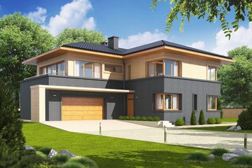  Projekt domu Lorenzo G2 (WRC2022) - projekt domu z pełnym piętrem - Zdjęcie 2