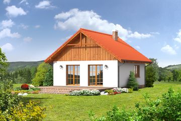  Projekt domu Zalas (KRP1231) - projekt domu parterowego - Zdjęcie 2