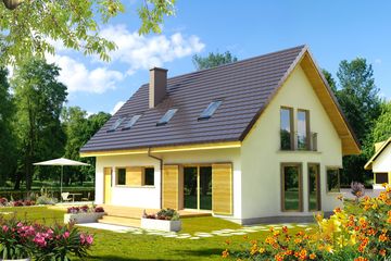  Projekt domu Syrenka G1 (WRC1813) - projekt domu parterowego z poddaszem - Zdjęcie 2