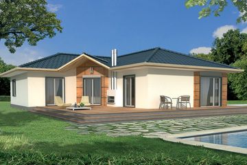  Projekt domu Basia 2A (WRD1600) - projekt domu parterowego - Zdjęcie 2