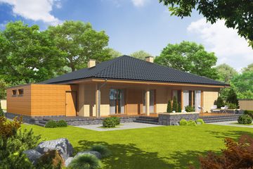  Projekt domu Antonio G1 (WRC2029) - projekt domu parterowego - Zdjęcie 2