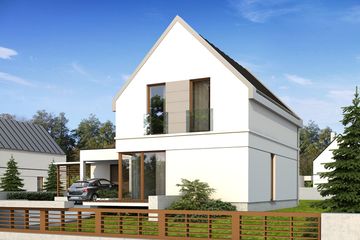  Projekt domu Teo 2 (BSA1719) - projekt domu parterowego z poddaszem - Zdjęcie 2