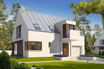  Projekt domu Liv 6 G1 (WRC2013) - projekt domu parterowego z poddaszem - Zdjęcie 2