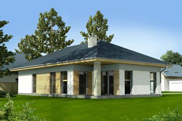  Projekt domu ND-2 (WOO1002) - projekt domu parterowego - Zdjęcie 2